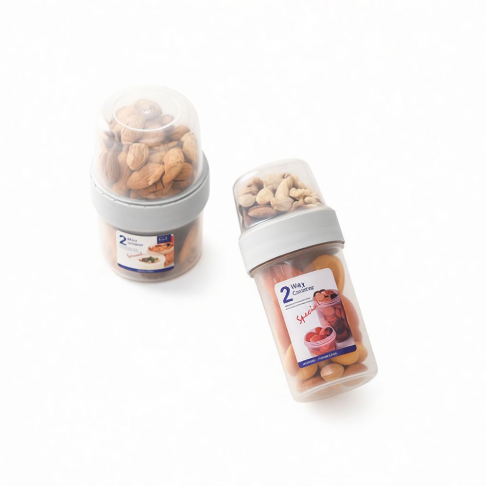 Baby Food Jars With Lids - Contenitore portatile a doppio strato per