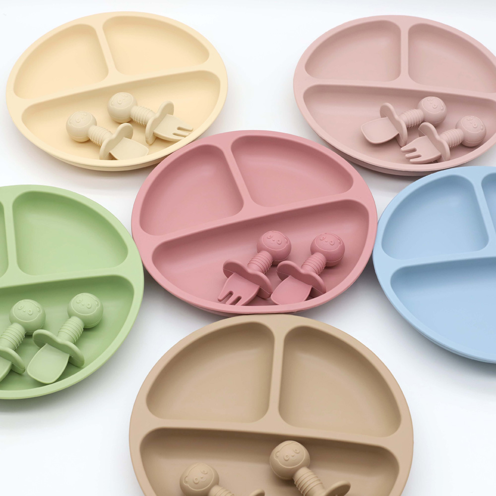 Baby Food Menu - Set di 3 posate in silicone